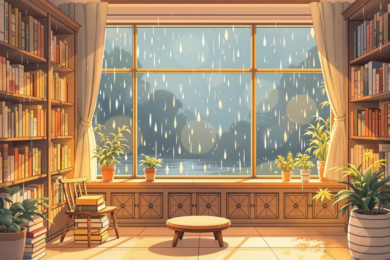 雨天的图书馆 - 漫剧免费看作品